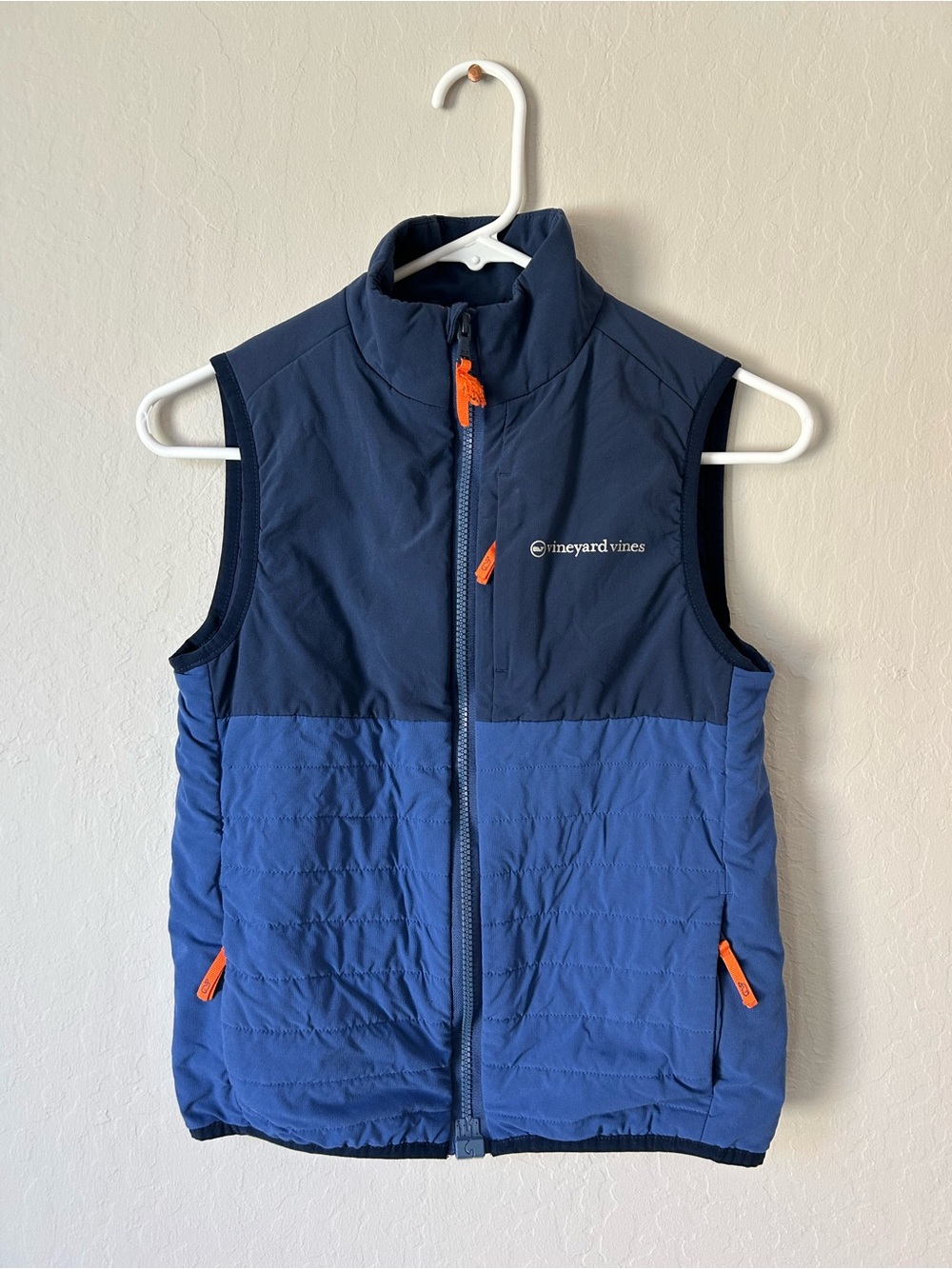 Vineyard Vines Kids Marine Air Vest Puffer Vest Size Medium